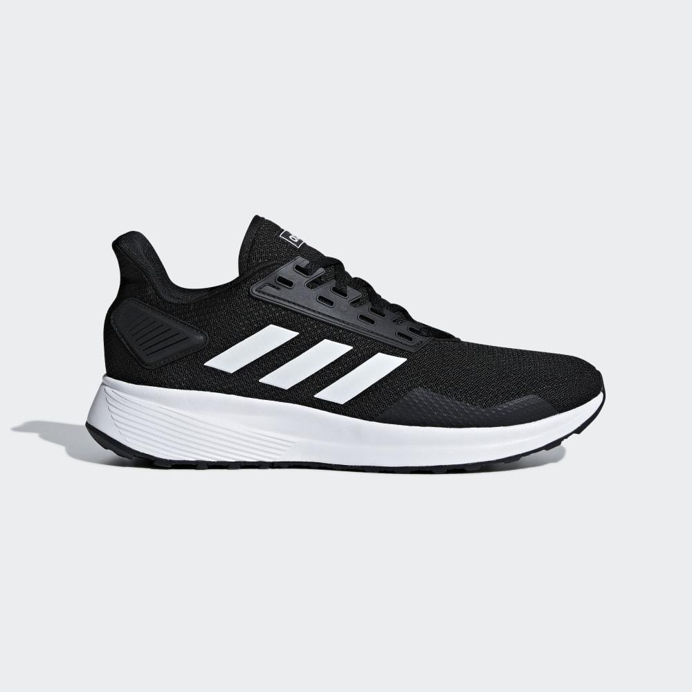 Adidas Men's Duramo 9 Walking Shoes Black/White Ireland BB7066